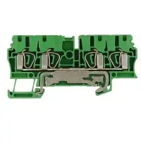 Weidmüller ZPE 2.5/4AN Protective Earth Terminal Block, 2.5 mm²