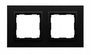 KOS VENA2 Double Frame, Painted Plastic, Matte Black