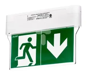 AWEX ARROW N Emergency Luminaire, 1W, 1h, Maintained/Non-maintained, Double-sided, IP44, Auto Test