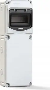 PCE FLEX 6-Module Enclosure, Solid Cover, ABS Material, IP66/67