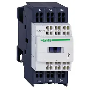 Schneider Electric LC1D123BL Power Contactor 12A 24V DC with 1NO+1NC Auxiliary Contacts