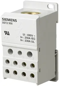 Распределительный блок Siemens 5ST2508 1-полюсный 250А 690В