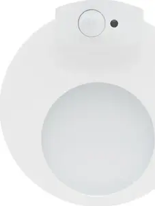 Zamel Muna LED Staircase Luminaire, 14V DC, Adjustable Sensor, Neutral White Light, White Finish