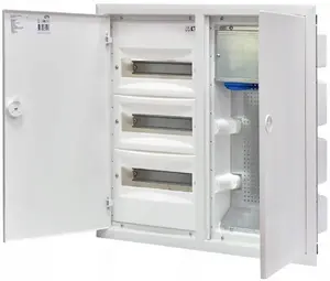 Eti-Polam ERP12-3-3H MEDIA hibrīda zemapmetuma sadales skapis 3x12 moduļi, metāla durvis, IP40, 400V AC