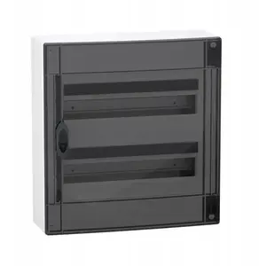 Schneider Electric PrismaSeT XS Surface-Mounted Distribution Board 2x18 Modules with Transparent Door IP40 IK09