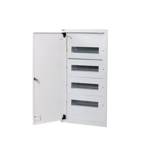 Распределительный щит Kanlux KP-DB-I-MF-412 встраиваемый металлический, 63 А, 4x12 модулей, IP30
