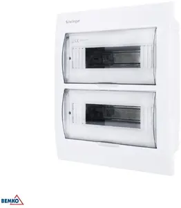 Bemko Schelinger Flush-Mounted Distribution Board IP40 3x12 Modules with 36N+36PE Terminals