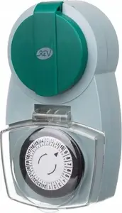 Düwi Mechanical Timer Switch IP44 3600W for Indoor and Outdoor Use