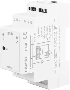 ZAMEL PBM-31 Bistable Impulse Relay, 230V AC, Zero-Crossing Switching