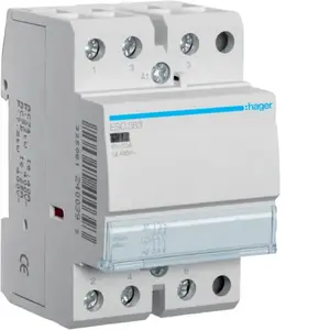 Модульный контактор Hager ESC363 63A 3НО 230В AC