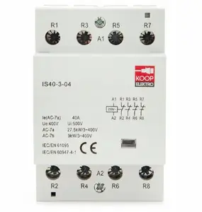 KOOP Elektro IS40-3-04 Modular Contactor 40A 4NC 230V 3-Phase