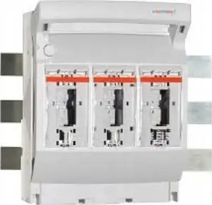 Mersen MULTIBLOCK NH2 Fuse Switch Disconnector, 3P, 400A, Rail Mounted