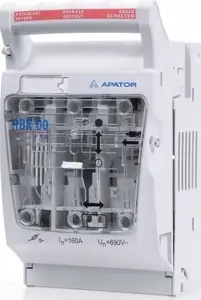 Apator RBK 00 pro-V Fuse Switch Disconnector 160A with Sector Terminals 4-95mm2
