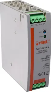 Промышленный импульсный блок питания Relpol RZI120-24-PN 120Вт 24В DC 5А 90-264В AC