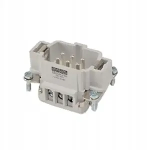 Emas T0-EB006CF00 Male Insert for Metal Cover, 6-Pin, 16A