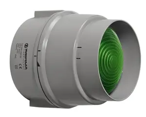 Werma 890.200.00 trauksmes gaismas indikators, zaļš, 12-230 V