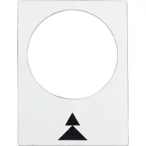Schneider Electric ZB2BY4909 apzīmējumu plāksnīte XACA XACB XACM vadības pultīm