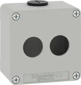 Schneider Electric Harmony XAP Empty Control Station, 2 Cut-outs, Grey