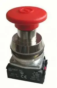 Promet W0-NEF30-DRP XY C Control Pushbutton for Signaling Panels 30mm Red