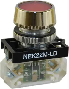 Promet W0-LDU1-NEK22MLD C LED signāllampa 22mm 24-230V AC/DC sarkana IP65