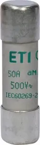 Цилиндрическая плавкая вставка Eti-Polam CH14x51 aM 50A 500V