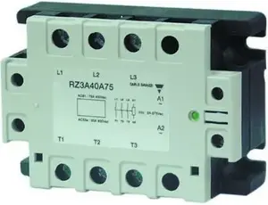 Carlo Gavazzi RZ3A40D25 trīsfāžu pusvadītāju relejs 24-440V AC 25A 4-32V DC