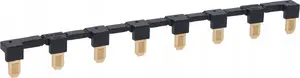 Relpol ZGZP80-8 BK 8-pole comb jumper for GZP80 sockets and PI84, PI85, PI84P, PI85P PUSH-IN relays