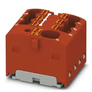 Phoenix Contact 1047468 PTFIX Distribution Block, 6-Way, 1.5mm², Red