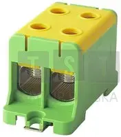 Клеммная колодка PAWBOL E.4152/Ż-Z LZD в желто-зеленом корпусе 16-95мм2