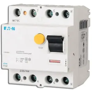 Дифференциальный выключатель Eaton PFIM-100/4/003-G, 4-полюсный, 100А, 30мА, тип G