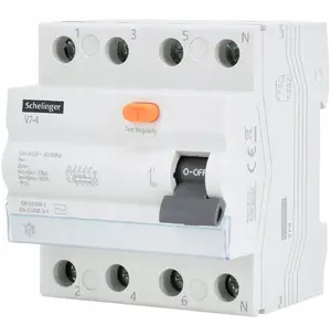 Schelinger A03-V7-4-25-030 Residual Current Circuit Breaker 4P 25A 30mA AC Type