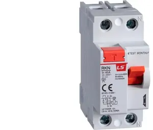 LSiS RKN2P Residual Current Circuit Breaker 2P 40A 30mA Type A