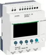 Schneider Electric Zelio Logic SR2A101BD Programmable Relay, 24V DC, 6 Inputs, 4 Outputs