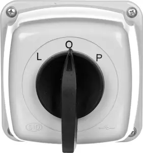 Elektromet L-0-P kulāciņu slēdzis 3P 16A IP65 korpusā