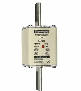 Mersen NH 2 drošinātāja ieliktnis 500A 500VAC gG T228522