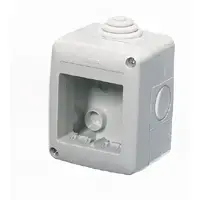 Gewiss GW27002 Surface-Mounted Electrical Enclosure, 2-Module, IP40