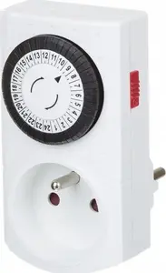 Düwi Mechanical Timer Switch 24h 48 Programs White