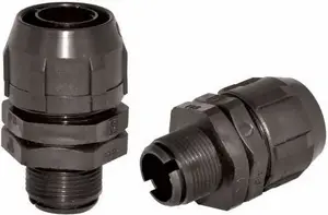 Ergom WPD 9/9 Protective Conduit Gland PG9 IP66 Black