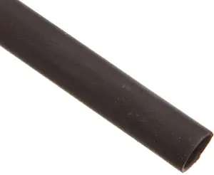 EM Group Thick-Walled Heat Shrink Tubing with Adhesive 12/3mm Black 1m