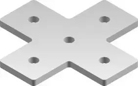 Baks LCP7 Channel Connector for C-profiles