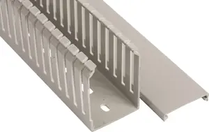 Elettrocanali perforēta kabeļu kanāla sistēma 40x60 mm, pelēka