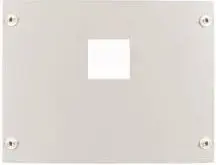 Монтажная панель Eaton BPZ-NZM2-400-MV, сталь, 400 x 400 мм, вертикальная