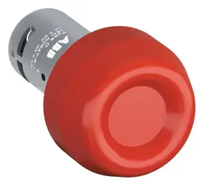 ABB CP6-10R-11 Compact Push-Button Panel, Red, 300V DC