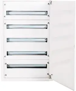 Alfako A-RW52 Flush-Mounted Modular Distribution Board 5x24 Modules IP40 with Lock