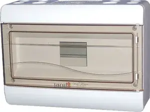 Tarel 6663-113 Surface-Mounted Modular Distribution Board 1x13 with PE and N Terminals IP40