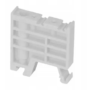 Pokój KU-2/35 End Clamp for TS/TH35 DIN Rail, Grey