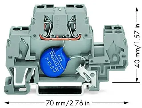 Устройство защиты от перенапряжения Wago 870-523/281-582 Photo 2