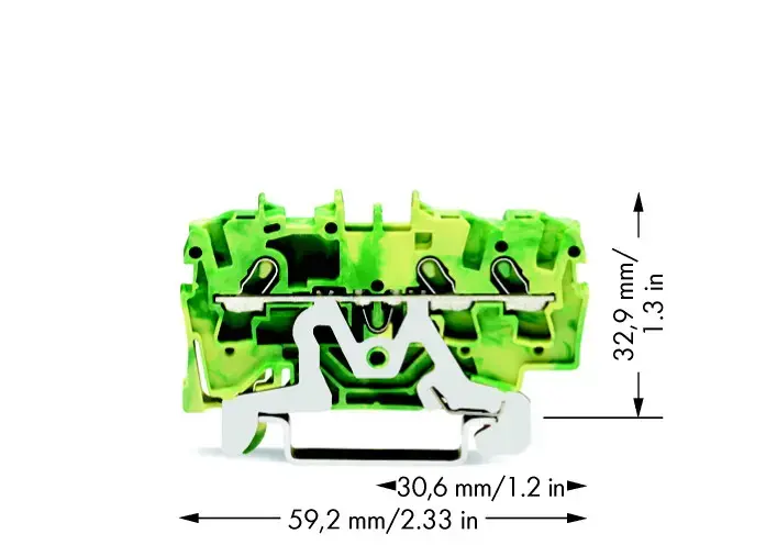 Wago 2001-1307 Protective Earth Terminal Block Photo 2