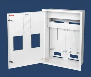 Электрощит учетно-распределительный встраиваемый KARWASZ RW-2L-20 Z/O на 2 трехфазных счетчика, 20 модулей, IP30