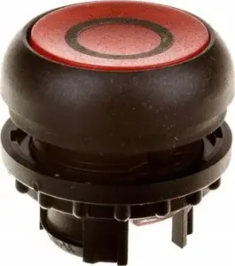 Eaton M22S-DL-R-X0 Illuminated Pushbutton Actuator, Red, Momentary, O Marking